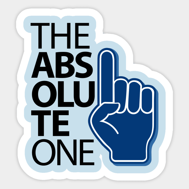 The Absolute One Sticker by powerwords